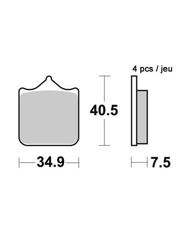 Plaquettes de freins AP RACING (Nouvelle Génération)