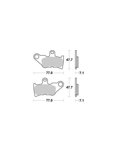Plaquettes de freins AP RACING