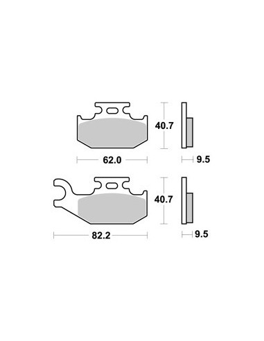 Plaquettes de freins AP RACING
