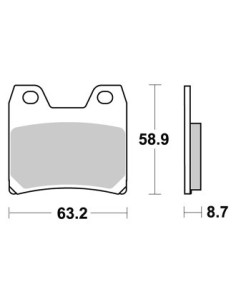 Plaquettes de freins AP RACING 2