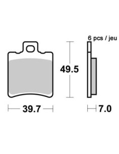 Plaquettes de freins AP RACING 2