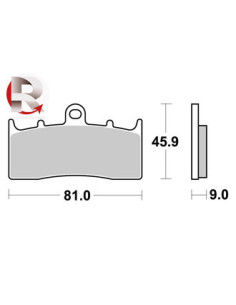 Plaquettes de freins AP RACING 2
