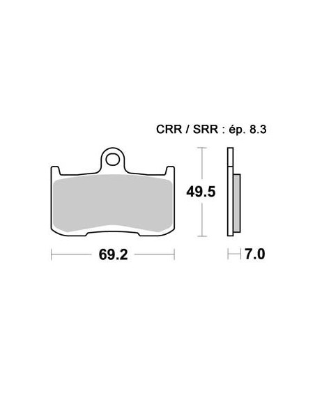 Plaquettes de freins AP RACING (Nouvelle Génération)