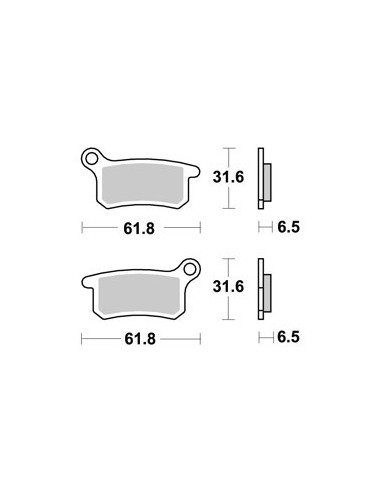 Plaquettes de freins AP RACING