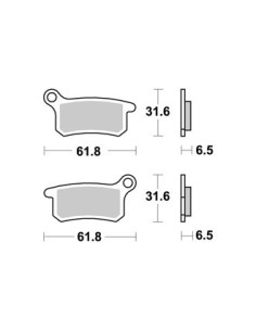Plaquettes de freins AP RACING 2