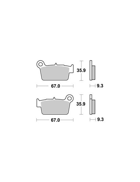 Plaquettes de freins AP RACING