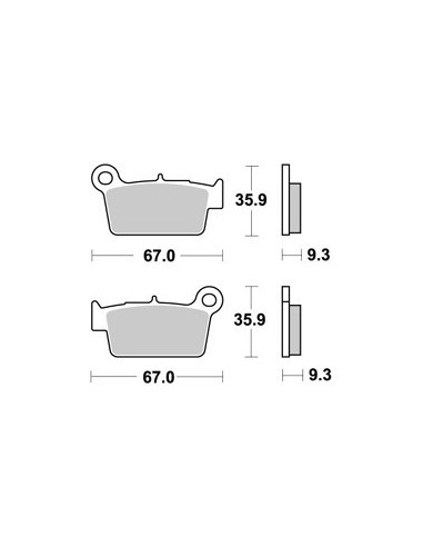 Plaquettes de freins AP RACING