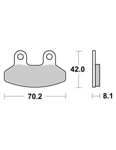 Plaquettes de freins AP RACING 2