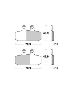 Plaquettes de freins AP RACING 2
