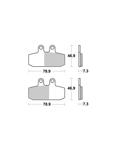 Plaquettes de freins AP RACING