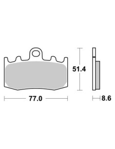 Plaquettes de freins AP RACING (Nouvelle Génération) 2