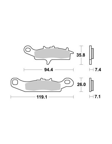Plaquettes de freins AP RACING