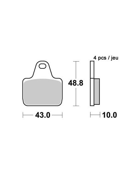Plaquettes de freins AP RACING