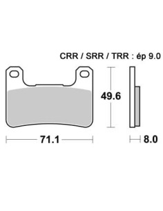 Plaquettes de freins AP RACING (Nouvelle Génération) 2