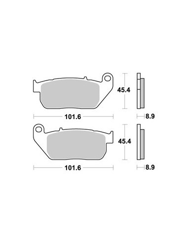 Plaquettes de freins AP RACING