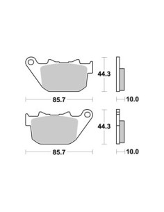 Plaquettes de freins AP RACING 2