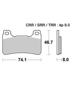 Plaquettes de freins AP RACING (Nouvelle Génération) 2