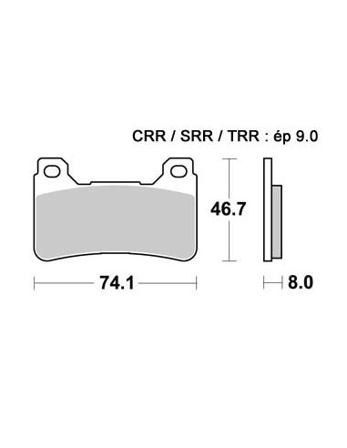 Plaquettes de freins AP RACING (Nouvelle Génération)