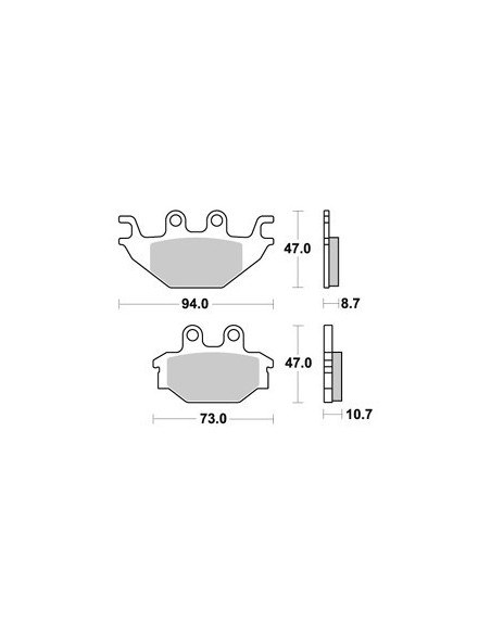 Plaquettes de freins AP RACING