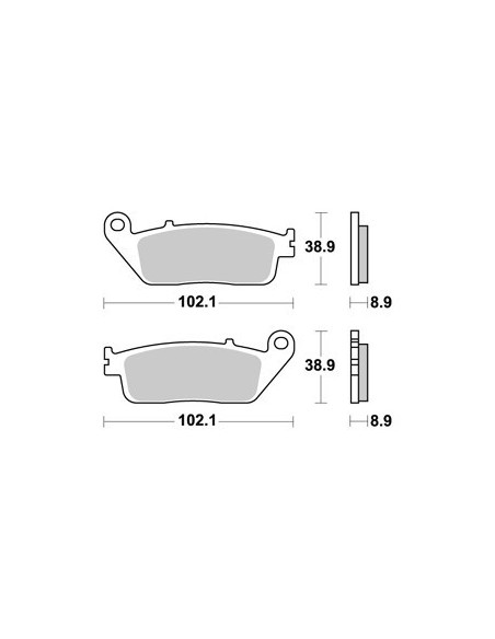 Plaquettes de freins AP RACING