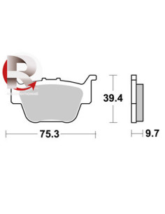 Plaquettes de freins AP RACING 2