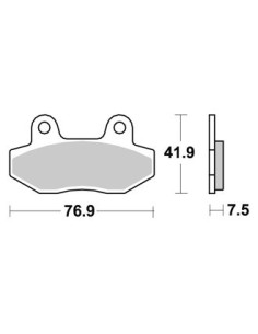 Plaquettes de freins AP RACING 2
