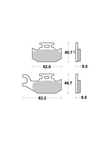 Plaquettes de freins AP RACING