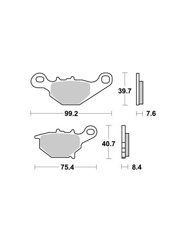 Plaquettes de freins AP RACING