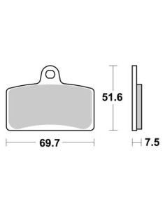 Plaquettes de freins AP RACING 2