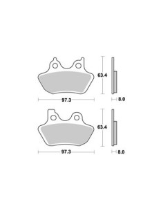 Plaquettes de freins AP RACING 2
