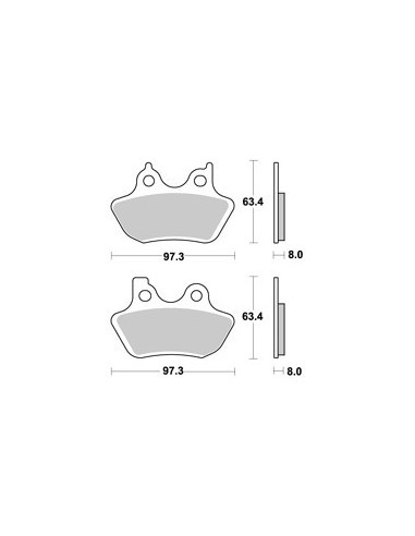 Plaquettes de freins AP RACING