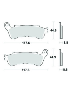 Plaquettes de freins AP RACING (Nouvelle Génération) 2