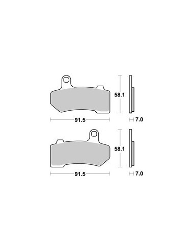 Plaquettes de freins AP RACING