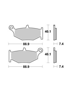 Plaquettes de freins AP RACING 2