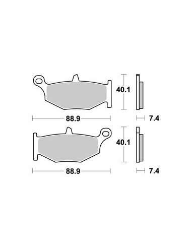 Plaquettes de freins AP RACING