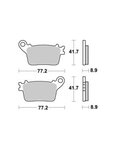Plaquettes de freins AP RACING 2