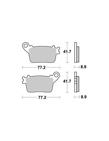 Plaquettes de freins AP RACING