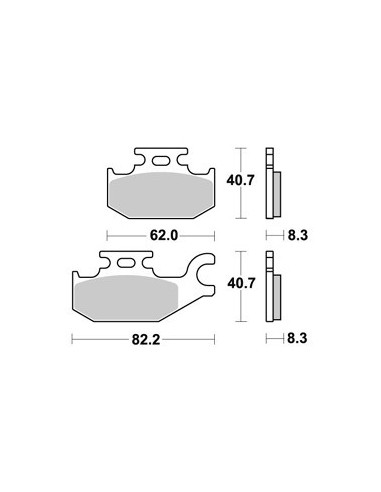 Plaquettes de freins AP RACING