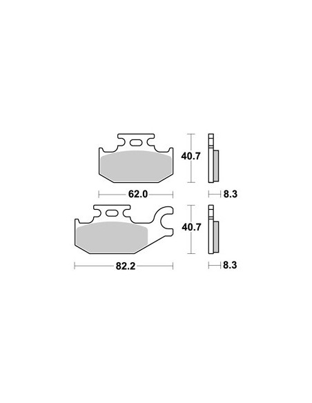 Plaquettes de freins AP RACING