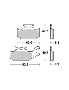 Plaquettes de freins AP RACING 2