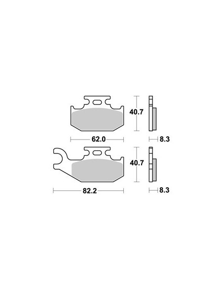 Plaquettes de freins AP RACING