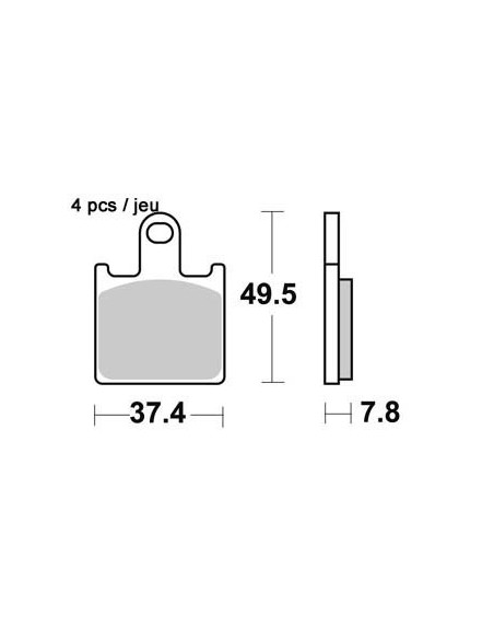 Plaquettes de freins AP RACING (Nouvelle Génération)