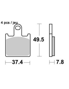 Plaquettes de freins AP RACING (Nouvelle Génération) 2