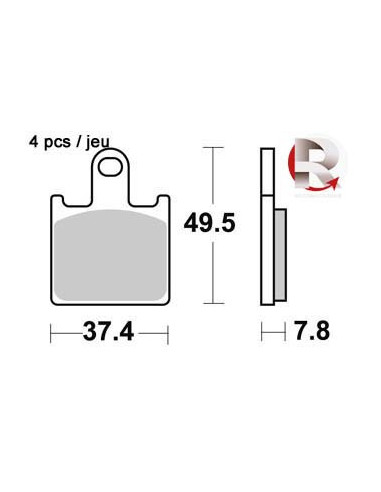 Plaquettes de freins AP RACING