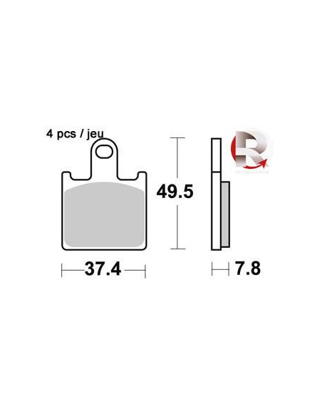 Plaquettes de freins AP RACING