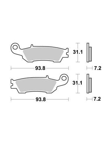 Plaquettes de freins AP RACING