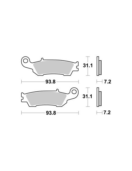 Plaquettes de freins AP RACING