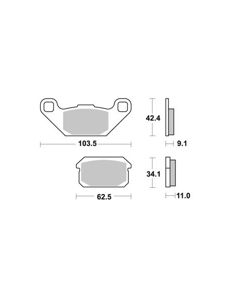 Plaquettes de freins AP RACING
