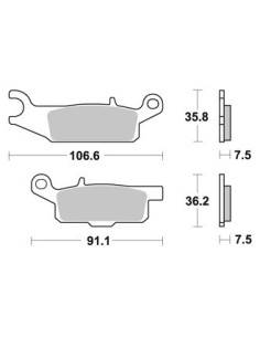 Plaquettes de freins AP RACING 2