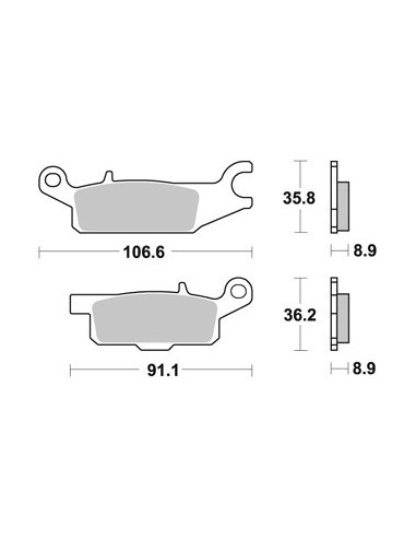 Plaquettes de freins AP RACING